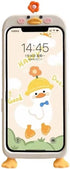 Funny Cute Ugly Phone Cases for iPhone 15 with 3D Cartoon Duck and Foot, Girly Weird Phone Cases for Teen Women Girls
