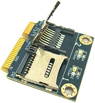 Dual Micro SDXC SDHC SD to Mini PCI-e Adapter Card