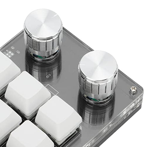 Zerodis Macro Mechanical Keyboard - One Handed 12 Key Multifunction DIY Programmable Keypad for Gaming