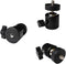 ThtRht 3 Pack Mini Ball Head 1/4'' Screw Swivel Tripod Head Mount 360