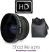 Generic R80 R82 R800 Pro Hi-Def Wide Angle Lens with Macro for Canon VIXIA HF