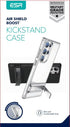 ESR Galaxy S23 Ultra Case - Slim, Military-Grade Protection, 3 Stand Modes, Boost Kickstand, Black Cover.