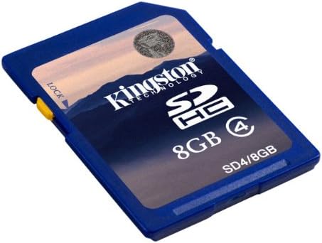 Kingston 8GB SDHC Memory Card Class 4