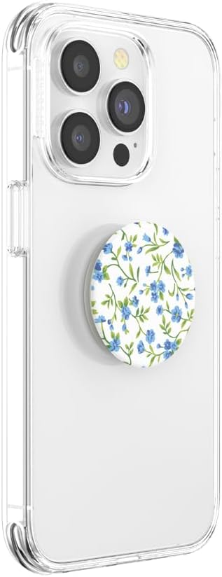 PopSockets Blue Ditsy Flower Grip & Stand - Adhesive Phone Holder
