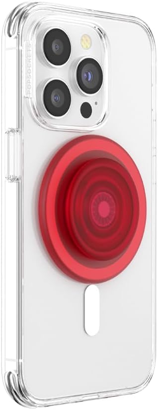 PopSockets Phone Grip Compatible with MagSafe, Into The Woods - Blanchette Red, Wireless Charging Compatible