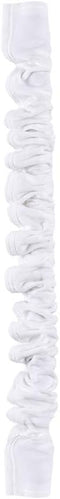 Aory Chandelier Chain Cover 6 Feet,Flannelette White Fabric Cord Cover for Chandelier Wire