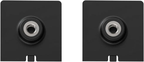 Holicfun 1/4 Inch Threaded Mount Adapter for Ring Solar Panel - 2 Pack, Color: Black