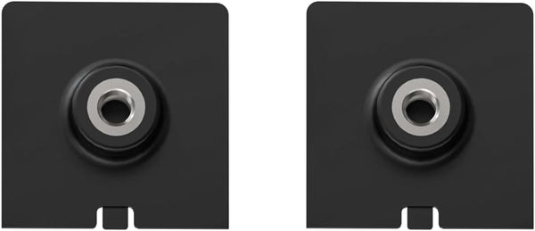Holicfun 1/4 Inch Threaded Mount Adapter for Ring Solar Panel - 2 Pack, Color: Black