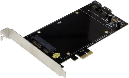 SEDNA PCI Express Dual 2.5 Inch SSD/HDD Mounting Adapter, Short Double Side SSD Version with Built-in Power Circuit