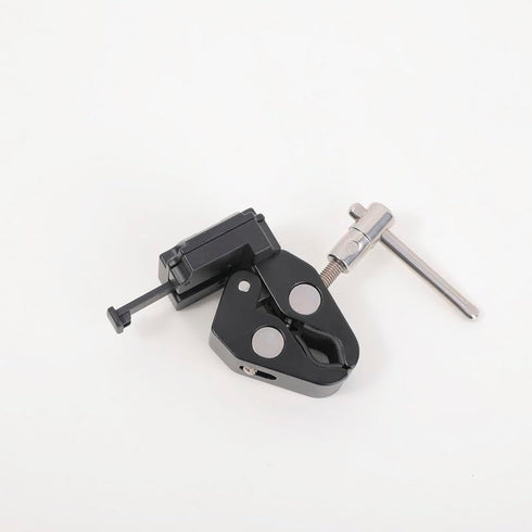 LSYRIA V Mount Battery Clamp Mount, V Mount Tripod Battery Plate with Crab-Shaped Quick Release Clamp Compatible
