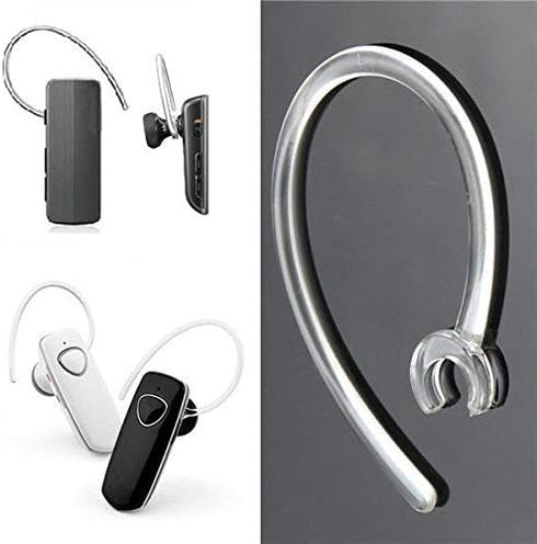 Universal 9 Piece Small Earhooks with Replacement Earbuds for Voyager Edge Wireless Bluetooth - Clear