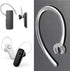 Universal 9 Piece Small Earhooks with Replacement Earbuds for Voyager Edge Wireless Bluetooth - Clear