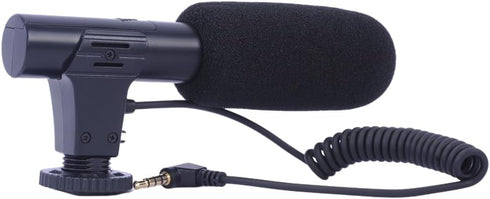 duomianshou DC/DV Dedicated Recording Microphone MIC with Cold Foot & 3.5mm Audio Plug