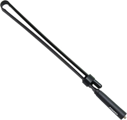 ABBREE SMA-Female Dual Band 144/430Mhz Foldable 72CM/28.3 Inch Tactical Antenna for Baofeng UV-5R, BF-F8HP