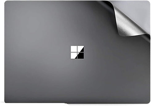 XSKN Pure Color Full Body Bubble Free Vinyl Decal Sticker Cover for Microsoft Surface 1 2 3 4 Model (Space Gray, 13.5