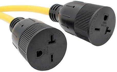 Parkworld 60509 NEMA 6-20 Splitter - 6-20P to (2) 6-20R, 250V, 20A, 3 Feet