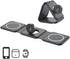 3 in 1 Wireless Charger for iPhone, Foldable Magnetic Mag-Safe Travel Charging Pad for iPhone 15 14 13 12 Pro Max