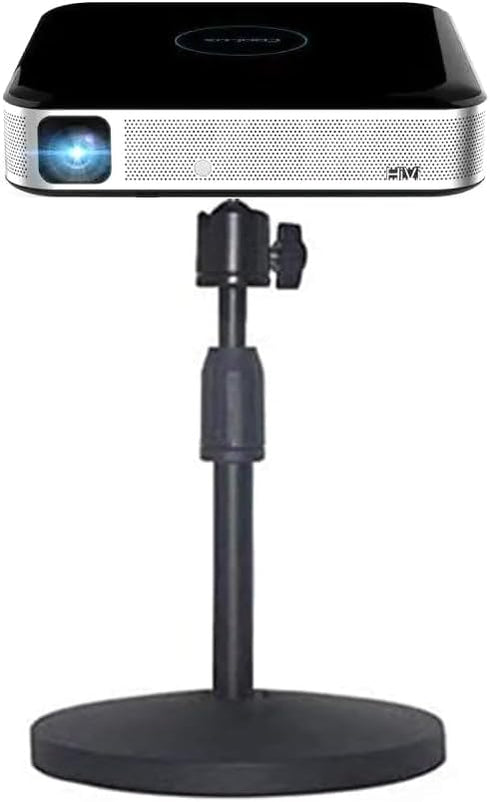 HANTAQ Desktop Mini Video Projector Stand Mount, Angle Adjustable Mini Projector Stand with