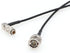 SZRMCC DIN1.0 2.3 RG174 75ohm 4K (1m/3.2ft) Right Angle Male to BNC Male HD SDI Coaxial Cable for Video Camera Monitor