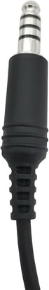 General Aviation Headset Adapter to Helicopter, Stereo Mono Switch for GA Headphone with 7.0mm U174U Plug