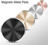 Cell Phone Metal Plates for Magnetic Car Mount, 4 Pack Replacement Set of Cute Gold Round Metal Discs for Magnetic