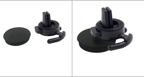 2 Pack Holder Car Mount for Popsocket, Collapsible Grips Mount for Car Vent with Secure Clip for Horizontal Air Vent