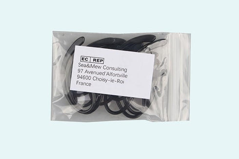10PCS Bluetooth Headset Earpiece Universal Receiver Clip, 360 Degree Rotate Clamp Holder Earhooks Ear Loop Replacement