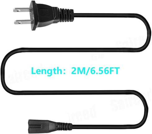 RUITROLIKER HT-S100F HT-S40R/HT-G700 2 M/6.56 AC Power Cable for Soundbar,Power Cord Compatible for Soundbar FT