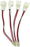 4 Pack Speaker Wire Harness Adapter for Nissan 2004-2021, Infiniti 2006-2018 Car Speaker Connector
