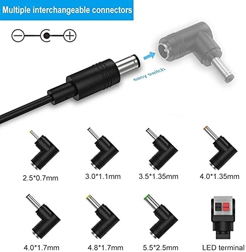 12V Car Charger Compatible with Portable DVD Player, DBPOWER Sylvania RCA, Snailax Seat Cushion, Spectra S1 S2 Breast