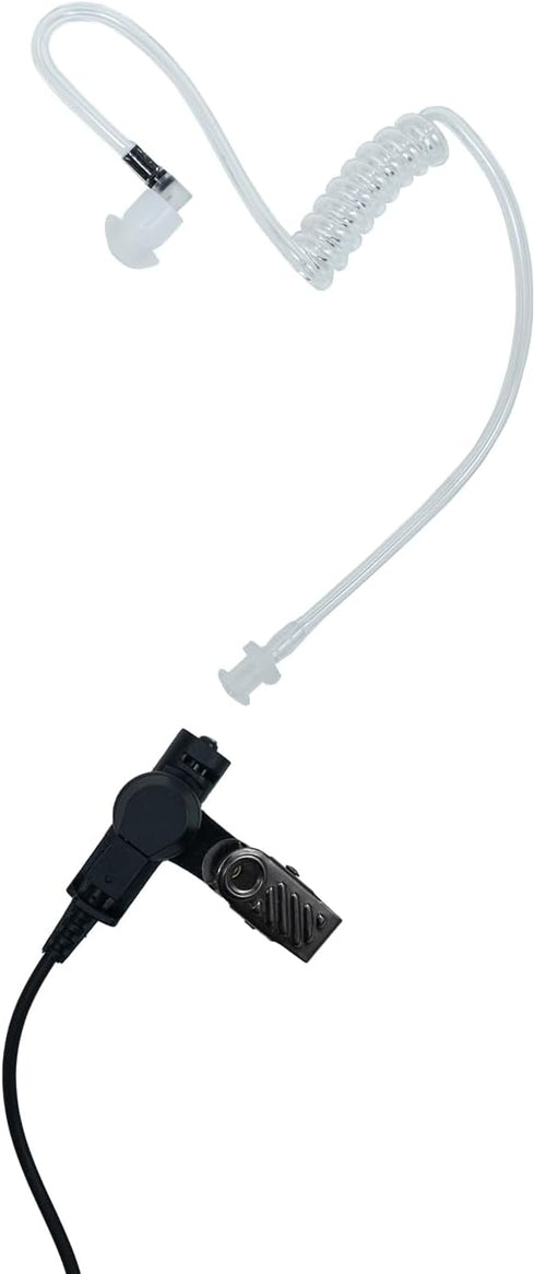 Sarcia Earpiece Headset MIC PTT 2 Pin for Motorola CP200, CP200D, CP185 Walkie Talkie with Acoustic Tube