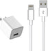 MFi Certified iPhone Charger Travel Home Wall Charger and Charging Cable for iPhone 14, 13, 12, 11, SE, X, 8