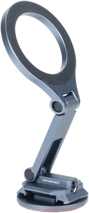 F22&F38 Magnetic Phone Holder with 1/4" Threaded Hole and Sticky Adhesive Base for Car, Laptop, Camera Cage, Tripod,