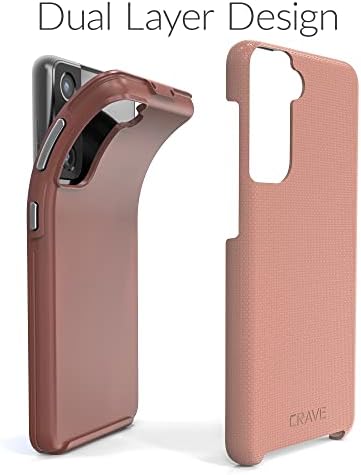 Crave Dual Guard Case for Galaxy S21 - Shockproof Protection Dual Layer Case for Samsung Galaxy S21, S21 5G (6.2 inch)