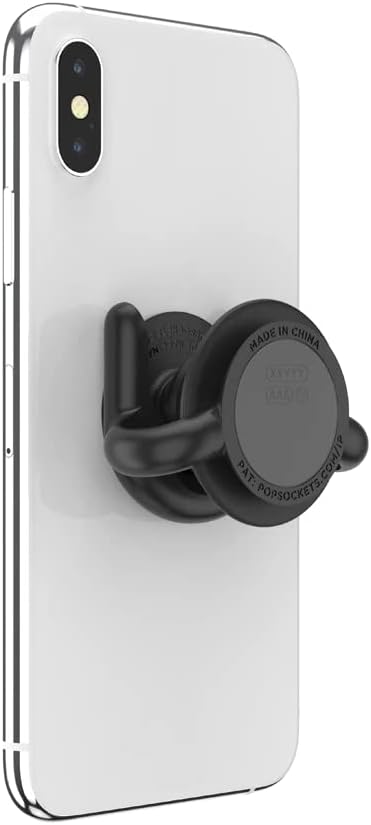 PopSockets Multi-Surface Phone Mount, Universal Phone Stand, Phone Holder Stand, Version 2 - Black