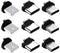 9 Pack Magnetic Phone Cable Adapter Connector Tips for iPhone, Huawei, Samsung, Android Mobile Phone