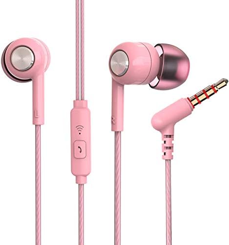 XINGWAN S32 Earphones Headphones, Powerful Bass Driven Sound, 12mm Large Drivers, Ergonomic Design with Remote Control