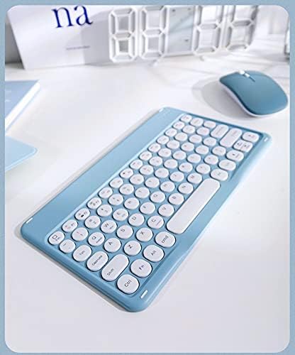 Keyboard Case for iPad Mini 5/4 with Mouse & Pencil Holder, Bluetooth, Pink