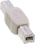Cmple - 10 Pack USB B to B Adapter USB 2.0 Male to Male Coupler Plug Connector for Printer Scanner HDD