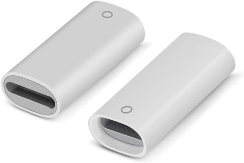 Jiunai 2 Pack Female to Female Adapter for Apple Pencil & iPad Pro - Lightning Charging Cable Adapters