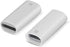 Jiunai 2 Pack Female to Female Adapter for Apple Pencil & iPad Pro - Lightning Charging Cable Adapters