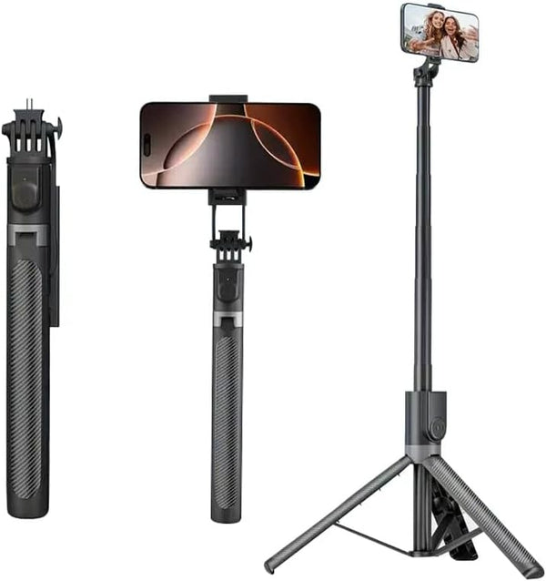 MOLEKSDAL 71 Portable and Extendable Phone Tripod & Selfie Stick, with Wireless Remote