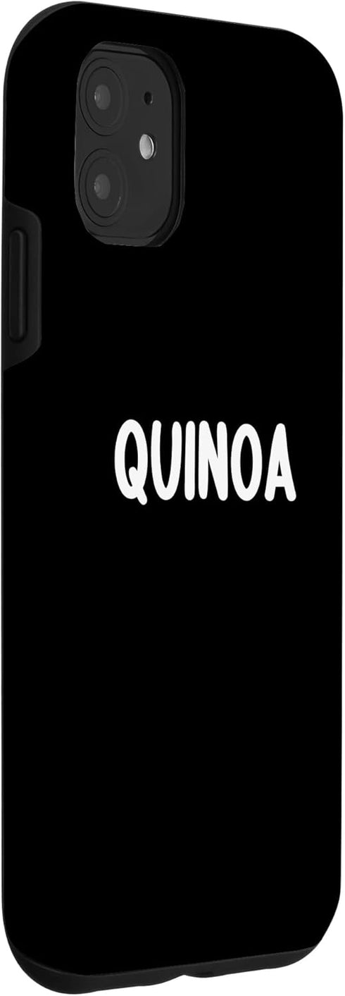 Funny Quinoa Lover Peru Peruvian Food 11 iPhone Quinoa Food Design For Men Women Kids Funny Quinoa Case