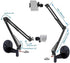 2in1 Wall Phone Mount, Overhead Camera Mount for iPhone Samsung Live Streaming, Craft Videos, Online Lessons
