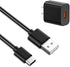 USB-C Charge Cable & Wall AC Adapter/Fast Charger for Beats Flex, Studio Buds, Sony, JBL, Bose, Raycon Earbuds