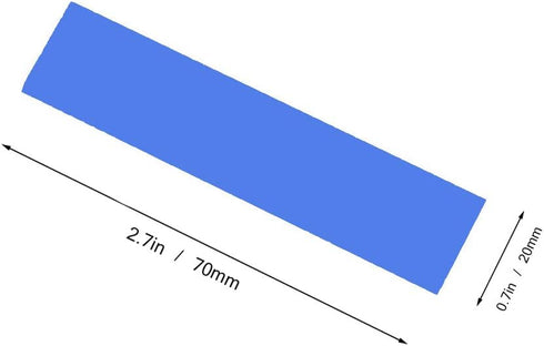 2Pcs m.2 Thermal Pad - 70x20x2mm for PCIe M.2 2280 SSD NVMe Heatsinks, Laptop Cooling