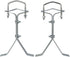 Skywalker 6” Heavy-Duty Wall Mount Pair for TV Antenna Mast with (2) Brackets and Lag Bolts