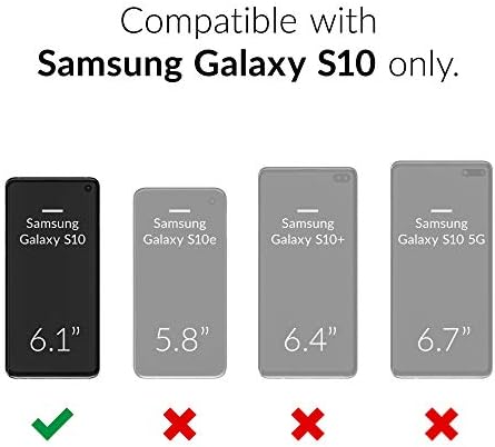 Crave Dual Guard Red Galaxy S10 Case - Shockproof, Dual Layer Protection for Samsung S10