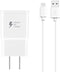 Galaxy S7 Smartphone Adaptive Fast Charging Wall Charger Kit with Micro USB Cable (White)