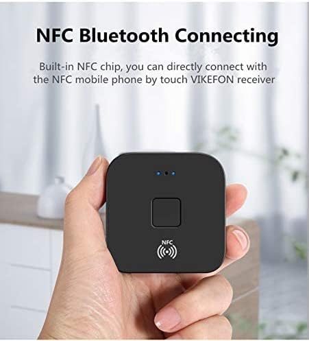 Bluetooth Receiver for Home Stereo RCA, 3.5mm AUX Wireless Audio Adapter for Home and Car Stereo System